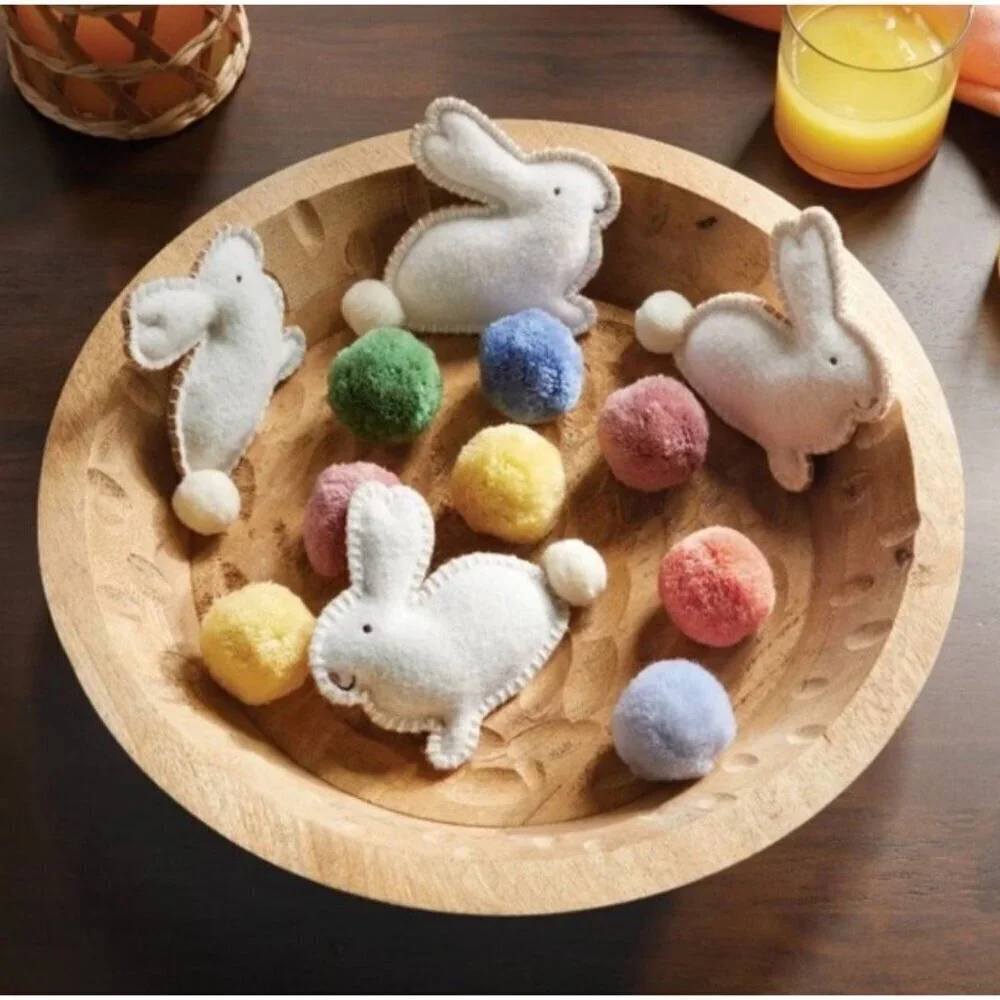 Target Threshold Felt Easter Bunny Filler 12 Pieces Decor Nursery Shower